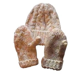 JOE FRESH Toddler Girls Soft And Cozy Toque And Mitts